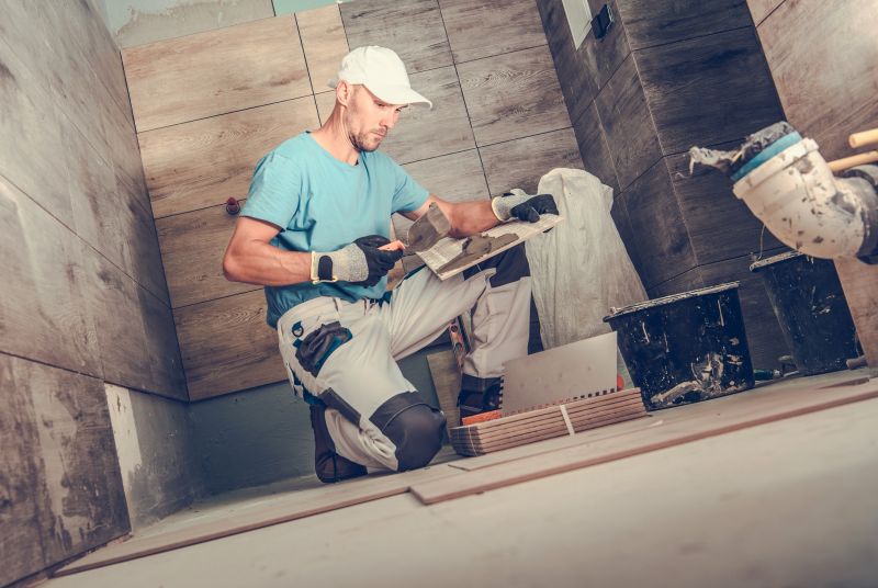 Shower Tile Laying