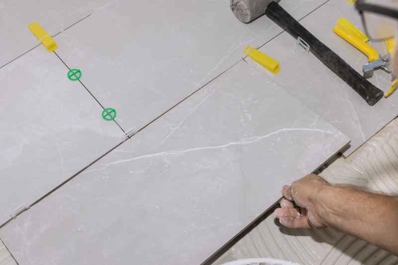 Shower Tile Laying