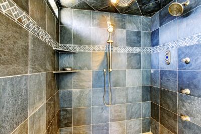 Shower Tile Laying