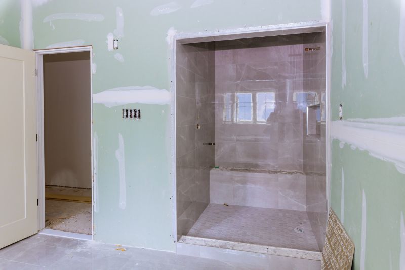 Finished Tiled Shower Interior